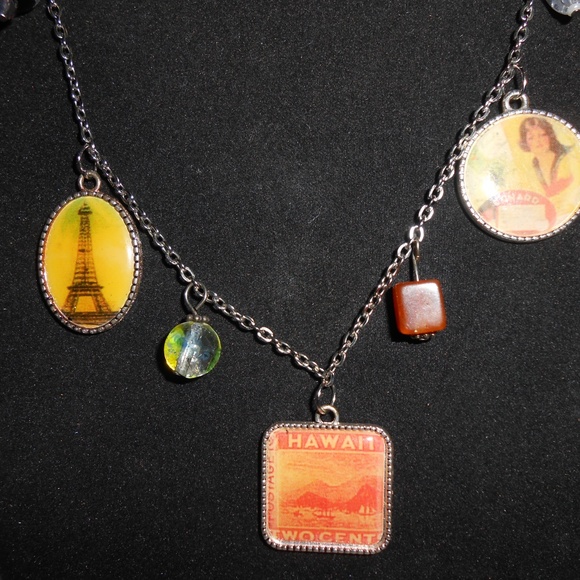 Charm Necklace with Bracelet & Earrings; Set of 3 - Picture 3 of 5